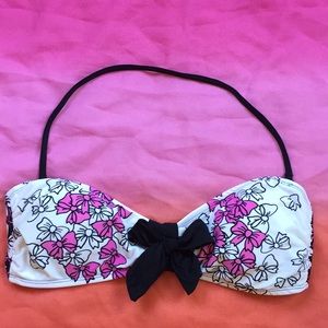 Xhilaration Bikini Top Bandeau Swim Suit EUC M
